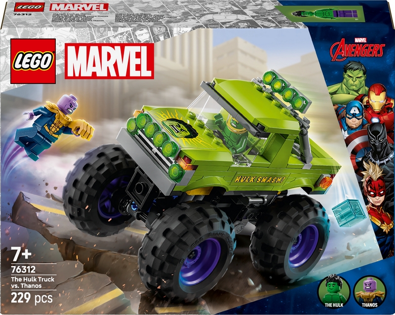 LEGO Super Heroes 76312 Marvel 76312 Hulk Truck vs. Thanos